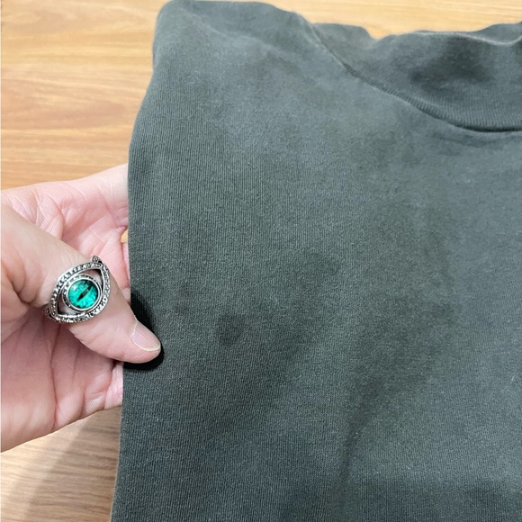 EUC Men’s Size Medium Fear Of God Oversized Long-sleeve Cotton Tee In Off Black - Picture 13 of 13